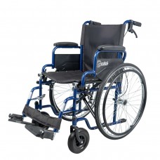 Αναπηρικό αμαξίδιο με μεγάλους τροχούς και φρένα συνοδού Gemini Blue 43cm 0811601 Αναπηρικό αμαξίδιο με μεγάλους τροχούς και φρένα συνοδού Gemini Blue 43cm 0811601