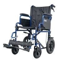 Αναπηρικό αμαξίδιο με μεσαίους τροχούς και φρένα συνοδού Gemini Blue 46cm 0811602 Αναπηρικό αμαξίδιο με μεσαίους τροχούς και φρένα συνοδού Gemini Blue 46cm 0811602