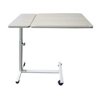 Τραπεζάκι τροχήλατο ανακλινόμενο μπεζ 0809243 Τραπεζάκι τροχήλατο ανακλινόμενο μπεζ 0809243